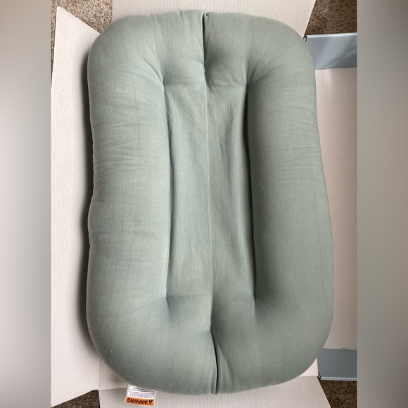 Snuggle Me Organic Infant Lounger Slate IN BOX - Picture 6 of 11